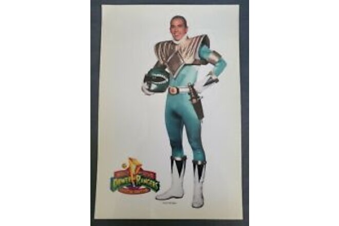 MIGHTY MORPHIN POWER RANGERS FAN CLUB 1994 RARE VINYL DECAL GREEN TOMMY NEW RARE