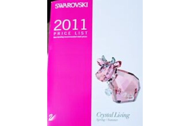 SWAROVSKI 2011 CRYSTAL Spring/Summer PRICE LIST PIC'S•PRICE•RETIRING•SCS