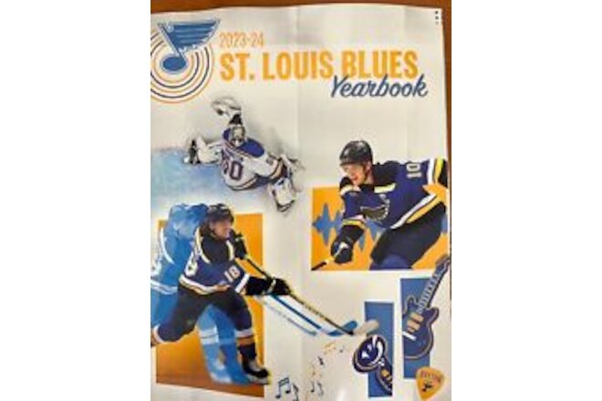 2023 2024 ST. LOUIS BLUES YEARBOOK NHL HOCKEY STANLEY CUP FINAL CHAMPS 170 PAGES