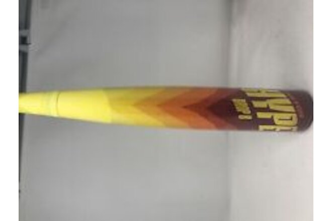 New 2024 Easton Hype Fire USSSA Baseball Bat 30/22, 2 3/4 Barrel Yellow/Red