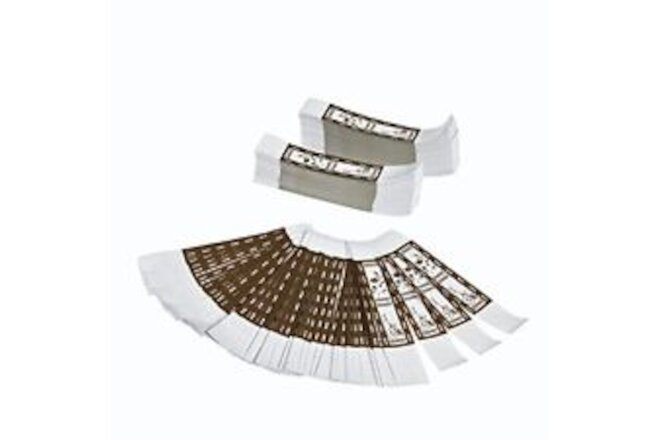Self-Sealing Currency Bands, Brown, 5000, Pack of 1000 (729205000)