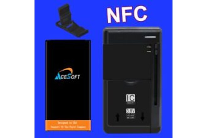 Standard 6820mAh NFC Battery Charger Bracket F Samsung Galaxy S5 Active SM-G870A