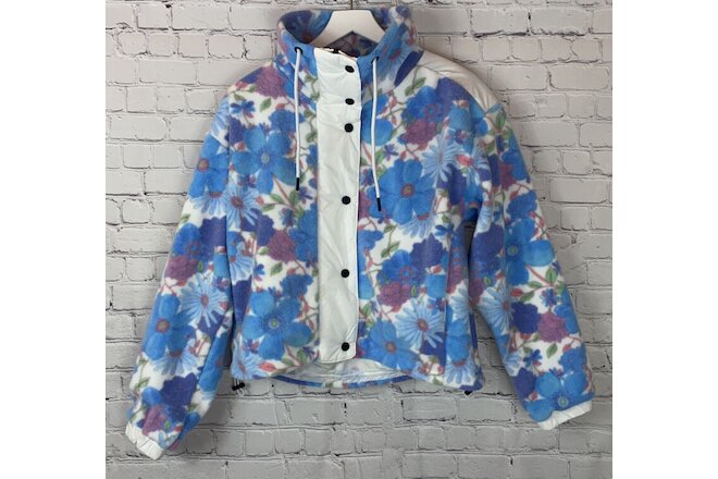 NWT BOGNER FIRE + ICE x LoveShackFancy Ninetta Fleece Jacket Coat Small $350.