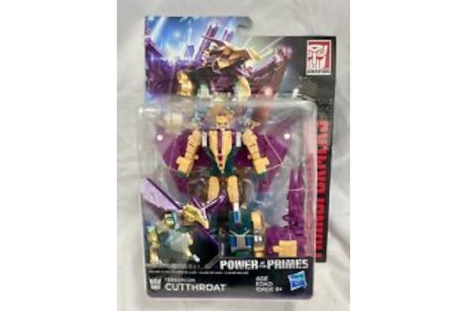 Transformers Power of the Primes Terrorcon Cutthroat Deluxe figure NEW MIB