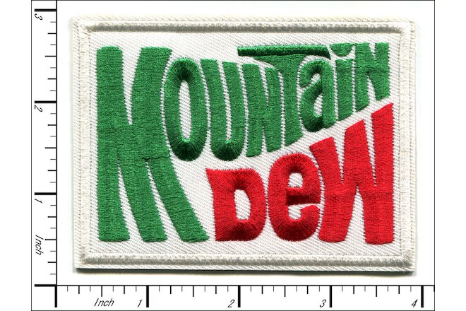 20 Pcs Embroidered Iron on patches Vintage Mountain Dew AP025mD