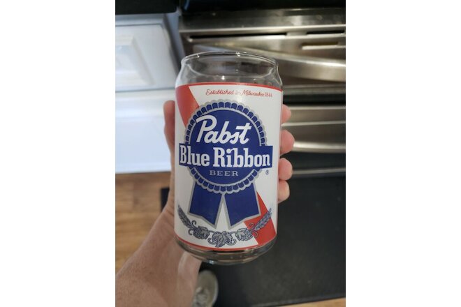 Vintage Pabst Blue Ribbon Drinking Glasses