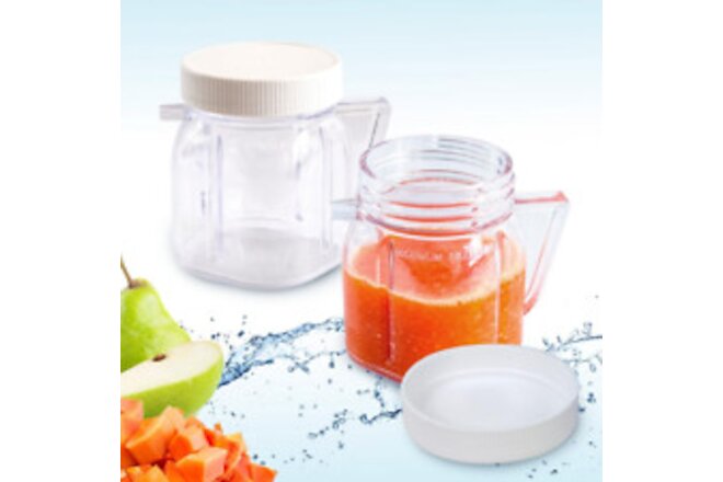 Replacement Mini 1-Cup Clear Plastic Jar by Cartertm, Fits Most Oster Blenders (