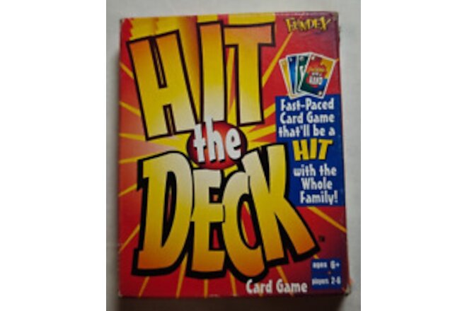 Fundex- Hit the Deck Card Game, NEW- open box