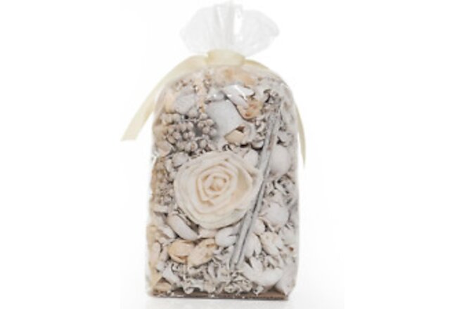 Linen White Fragrance Potpourri Bag Home Décor | Floral Petals Vase & Bowl