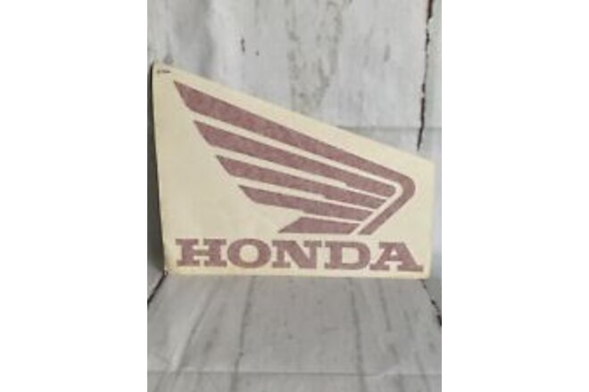 NOS Vintage Winged Honda Motorcycle MX Motocross Decal Sticker CR