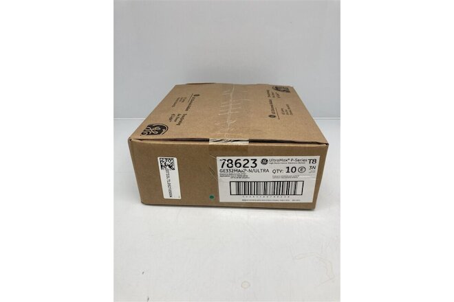 Box of 10 New GE GE332MAXP-N/Ultra UltraMax P-Series T8 3N Ballasts 78623