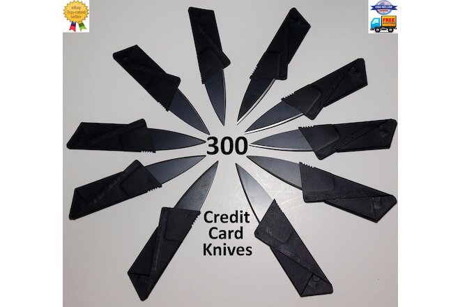 300x Credit Card Knives folding wallet thin pocket Survival sharp micro knife