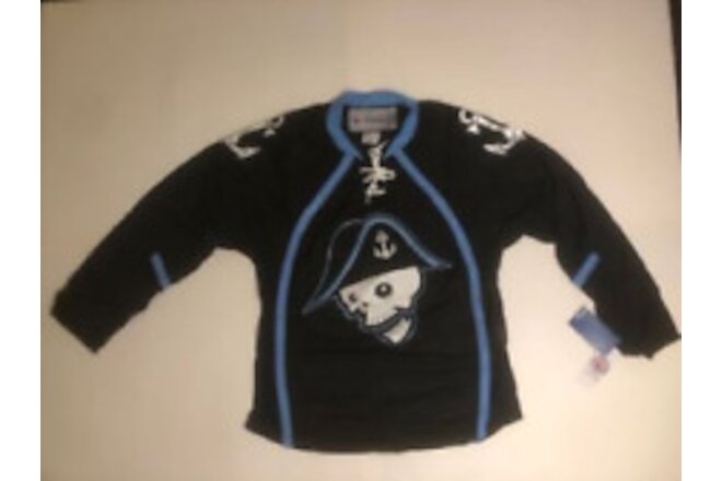 Milwaukee Admirals CCM brand Black hockey jersey Adult Small  AHL Nashville  New