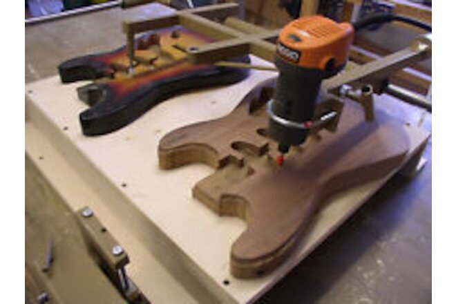 GUITAR BODY & NECK CARVING DUPLICATOR: Includes Router and Bits