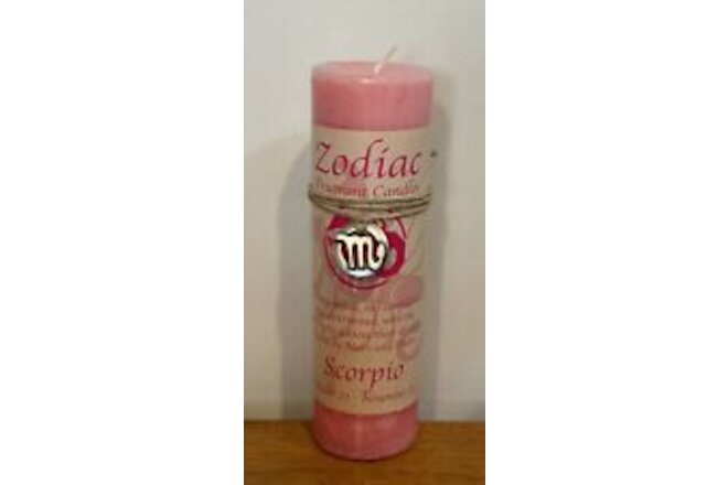 Zodiac Scorpio Candle With Charm