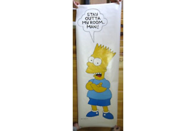 6' Bart Simpson Original Simpsons TV Series Door Poster- 72"x28" Rolled