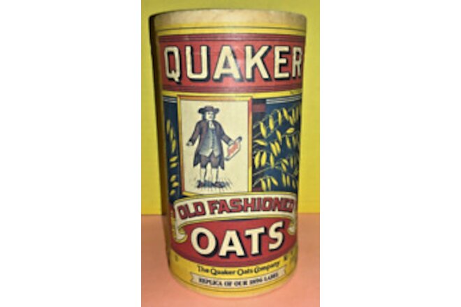 Vintage Replica 1896 Quaker Oats Container - SEALED - AS IS