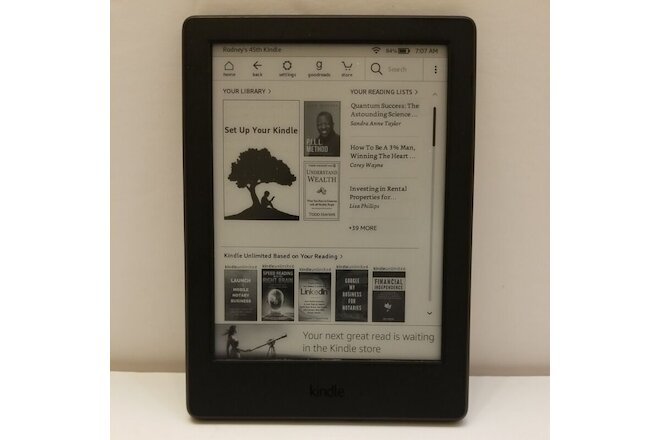 Amazon Kindle 8th Generation 6" 4 GB E-Reader (SY69JL) Wi-Fi E-Book reader