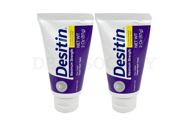 Desitin Maximum Strength Baby Diaper Rash Cream - 2oz - Lot of 2