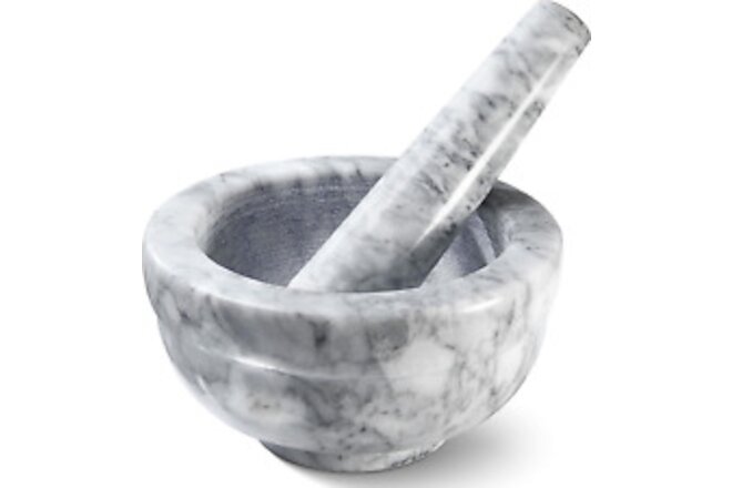 Mortar and Pestle Set - Small Grinding Bowl Container for Guacamole