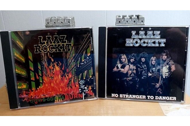 LAAZ ROCKIT - City's Gonna Burn + LAAZ ROCKIT - No Stranger to Danger (2 CD Lot)
