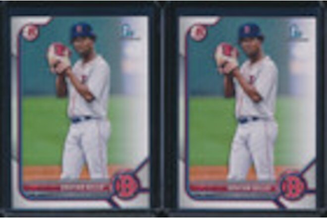Lot of (3) BRAYAN BELLO 1st 2022 Bowman Paper Prospects RED SOX Rookie RC