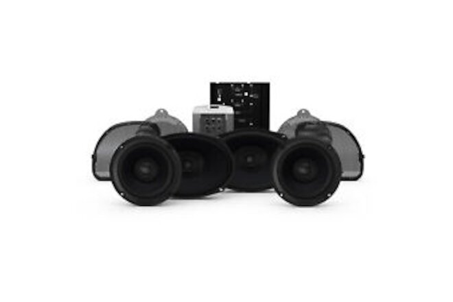 Rockford Fosgate HD14CVO-STAGE2 Four Speakers & Amplifier Kit Compatible With...