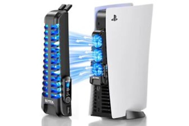 Upgraded 3 Speeds PS5 Cooling Fan Cooler External For Sony PlayStation 5 Console