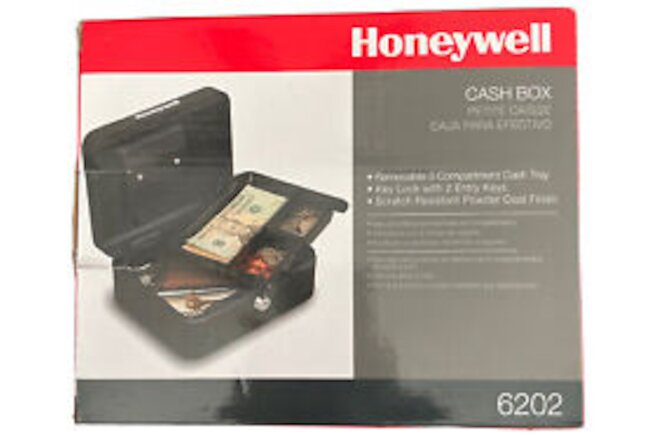 Honeywell Steel Cash Box with Removable Tray 2106827 NEW In Box SEALED