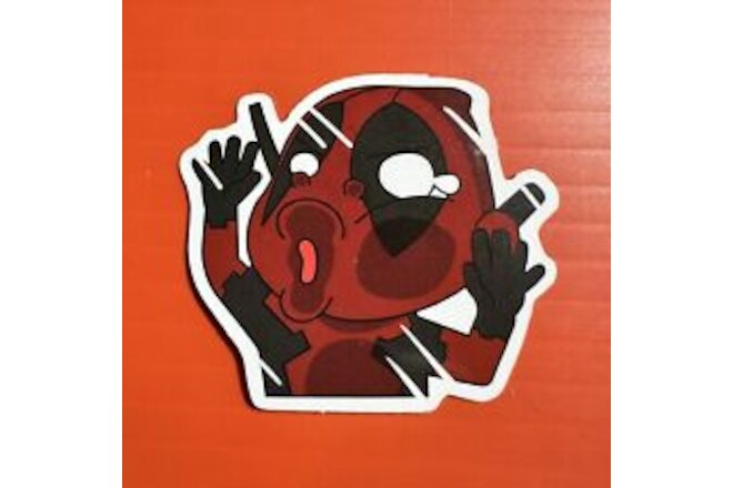 Marvel Baby Deadpool Sticker 2 1/2” X 2 1/2”