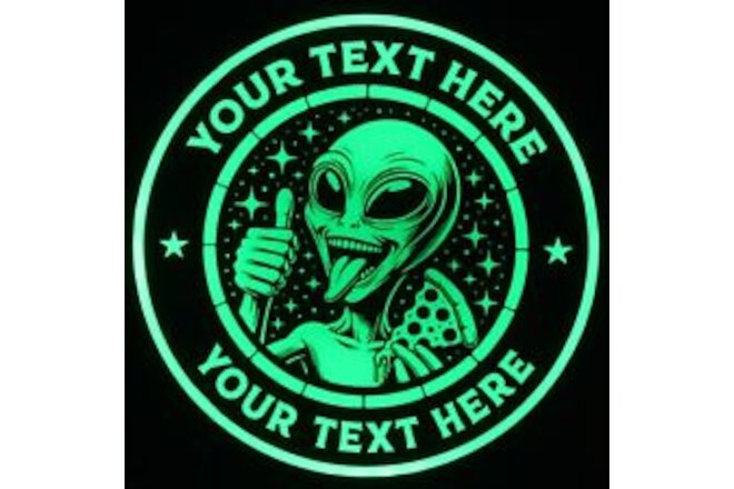 Alien - Area 51 - Personalized -UFO Sign - Pizza - Led - Customized - non neon