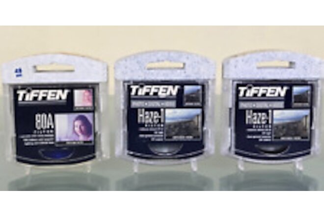 TIFFEN 80A (49mm) & Haze 1 (67mm) UV Light Control Filter Photo Digital Video