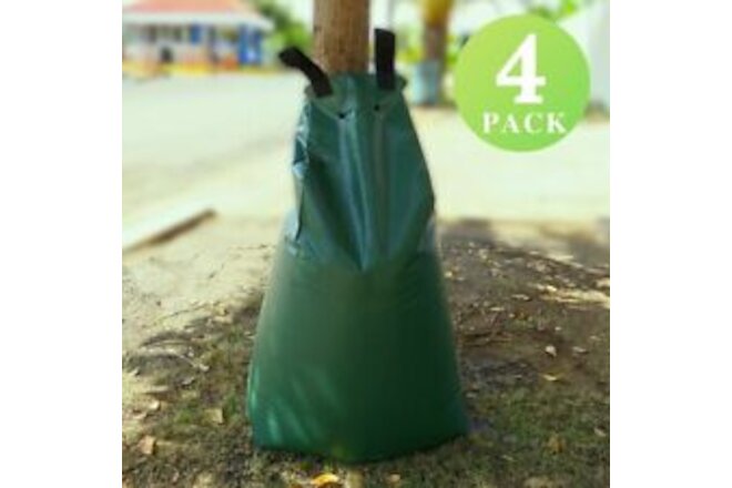 4 Pack - Irrigation Bag For Shrubs, Tree Watering Bag 20 gallons, Tree Water