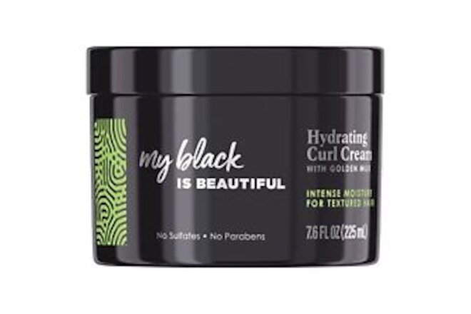 Sulfate Free Hydrating Curl Cream for Curly and Coily Hair with Coconut Oil, ...