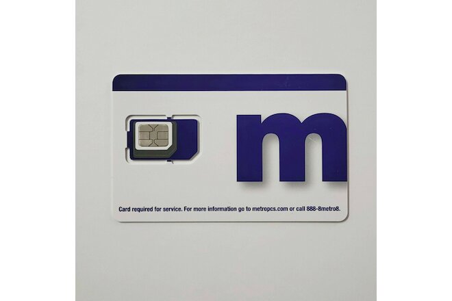 USED METR Lot Of 10 Metro by T-Mobile SIM CARD 3 IN 1 TRIPLE CUT Nano Micro Used
