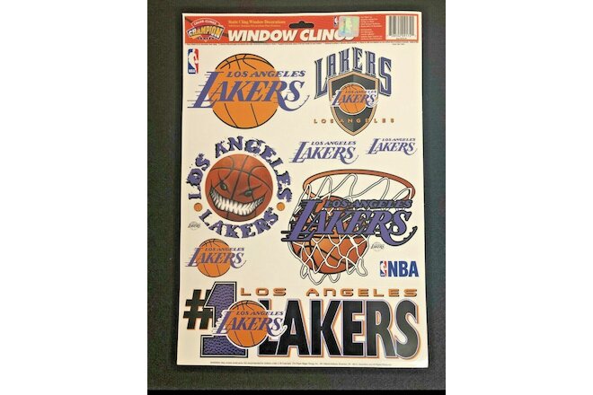 LA Lakers Window Clings *Official NBA Licensed Product Lot of 12