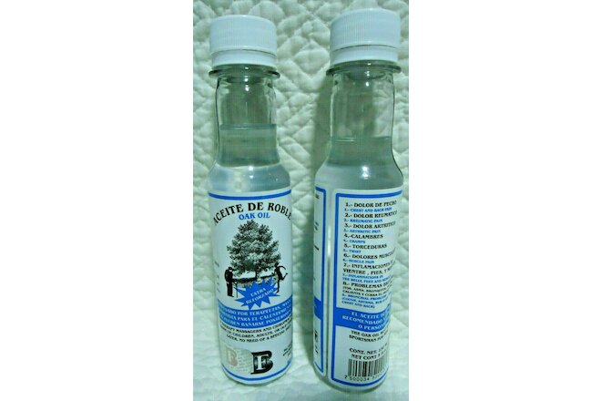 2x Oak Oil Extra Strength Body Massage Relieves Pain Productos del Roble 150 ml