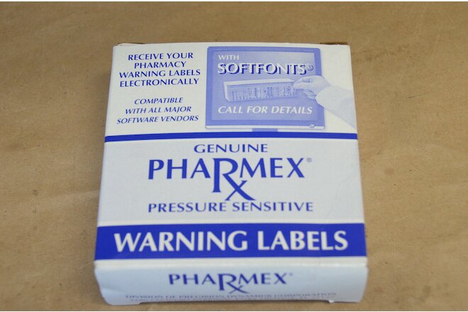 Pharmex (May Cause Drowsiness) Labels            (3-D)