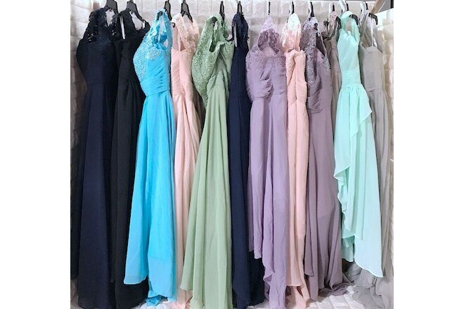 Wholesale Lot of 12PCS Women's Prom Bridesmaid dresses Formal Party Gown dress