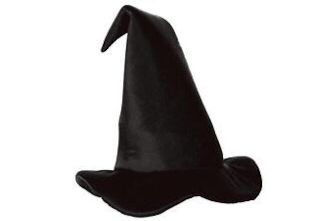 Satin-Soft Black Witch Hat 1 Count(Pack of 1),