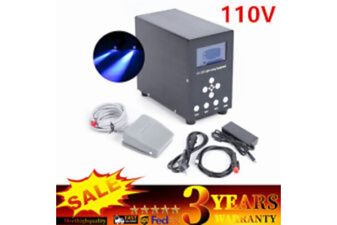 UV Spot Light Source Curing Equipment UV LED Irradiation Machine 365nm 110V NEW