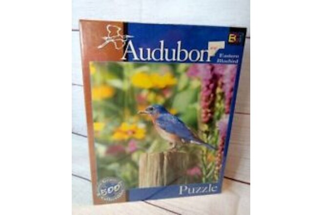 Audubon Eastern Bluebird Puzzle 500 pc NEW sealed Buffalo Games