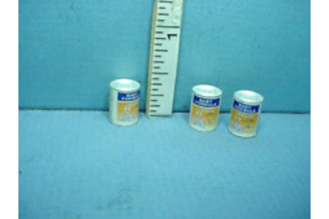 Miniature Baby Formula Cans (3) #51020 Solid Acrylic Hudson River 1/12 Scale