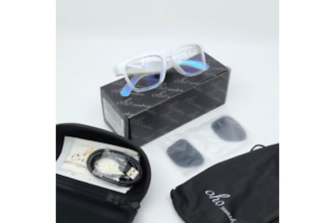 OhO Sunshine Bluetooth Sunglasses Voice Control and Open Ear Style Smart Glasses