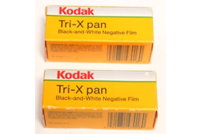 KODAK 120 TRI-X PAN FILM-TWO ROLLS- VINTAGE-1995