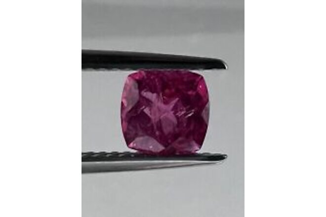 Alluring PINK SPINEL FROM MEHENGE  CUSHION 6X6  CTS- 1.25.
