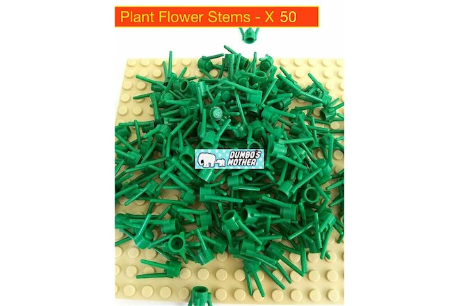 Lego Plant Flower Stem Stalk Grass Landscaping Foliage City X50