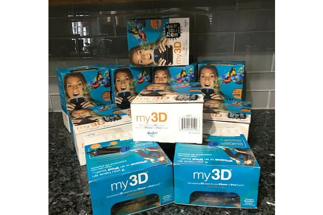 Lot of (11) MY 3D VIEWER FOR iPHONE & iPOD TOUCH Hasbro NEW