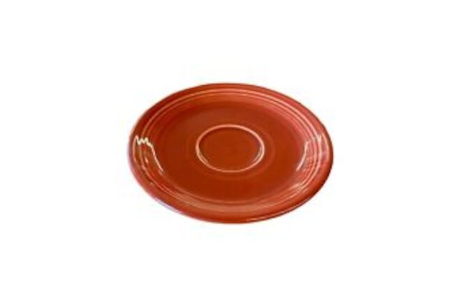 Fiesta - Paprika Brown Saucer Plate Dish Homer Laughlin Ceramic Tea Set Kitchen