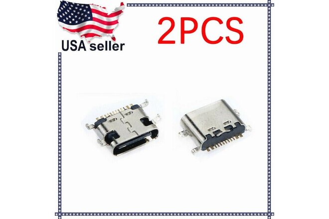 2PCS USB Connector Dock Charging Port For Cricket Ovation 2 / At&t Maestro Max
